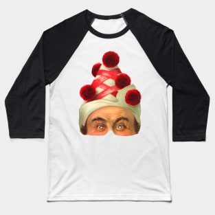 Pierrot Half Mask Baseball T-Shirt